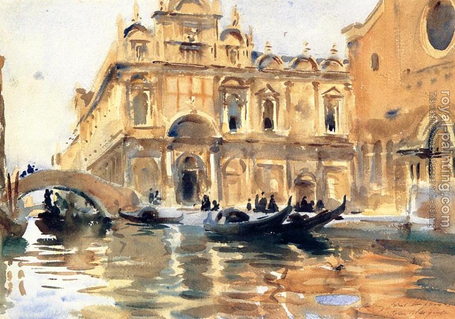 John Singer Sargent : Venetian Canal John Singer Sargent : Venetian Canal
